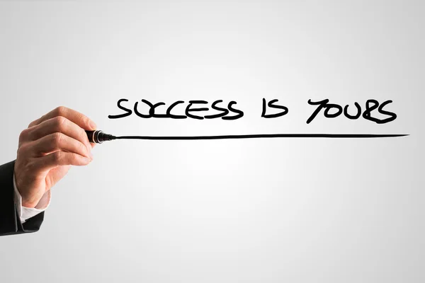 El éxito es tuyo. —  Fotos de Stock