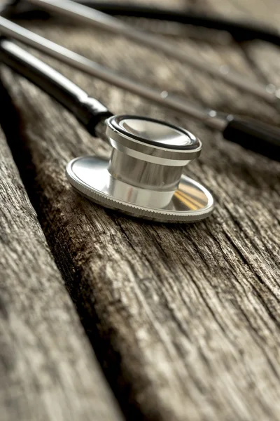 Closeup of stethoscope disc — Stock Photo, Image