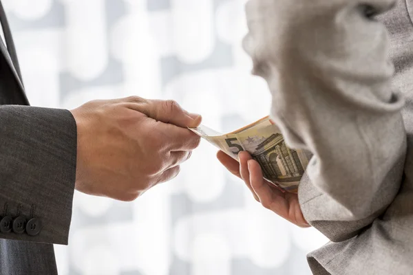 Corruption and bribery concept — Stock Photo, Image