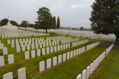 Tyne Cot Cemetery, Ypres Salient, Belgium clipart