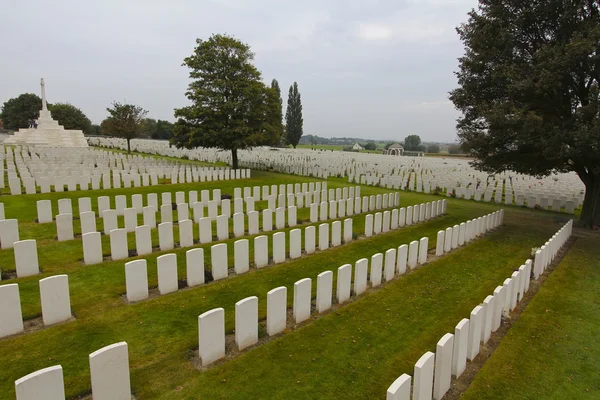 Tyne Cot Cemetery, Ypres Salient, Belgio — Foto Stock