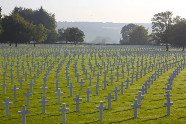 Henri Шапель американських цвинтар і Меморіал Другої світової війни — стокове фото