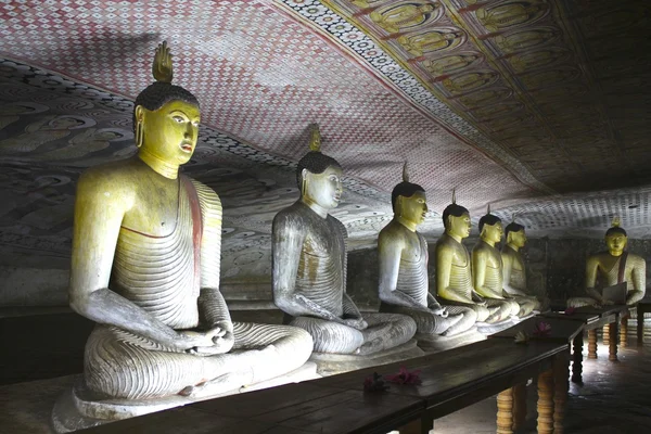 Dambulla mağara Budalar, Sri Lanka 3 — Stok fotoğraf