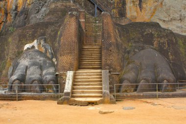 Aslan pençeleri, Sigiriya, Sri Lanka