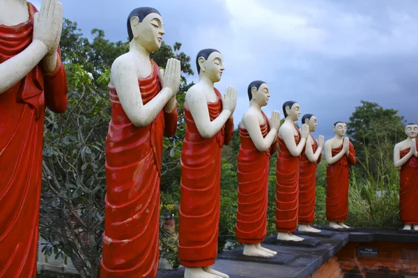 Sri Lankas templet statyer 3 — Stockfoto