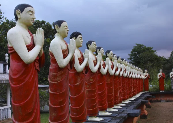 Sri Lankas templet statyer 1 — Stockfoto