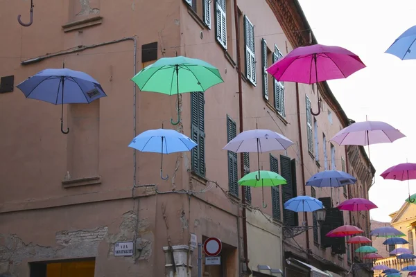 Umbrellas Above — Stock Photo, Image