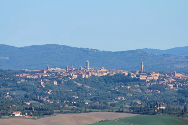 De Toscane Siena, Italië — Stockfoto