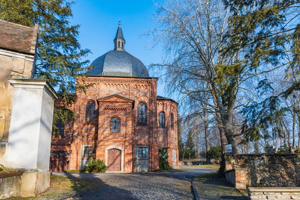 Zgorzelec Gorlitz 2020年1月27日古い小さな礼拝堂 古い墓地 — ストック写真