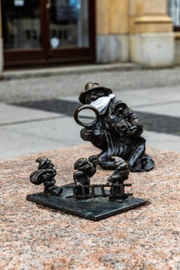 Wroclaw, Polonya - Mayıs 03 2020: Cüceler 