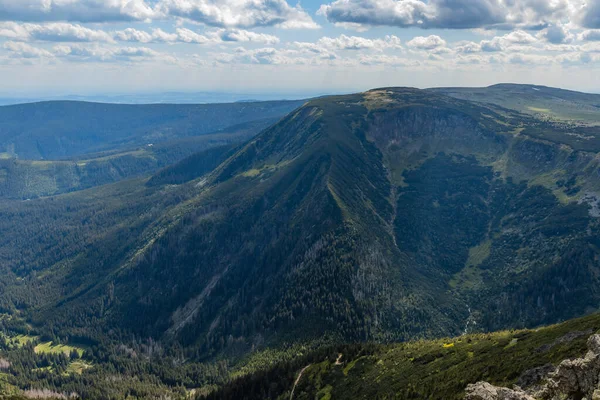 Panorama Montañas Gigantes Junto Sendero Sniezka — Foto de Stock