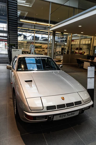 Wroclaw Pologne Juillet 2020 Exposition Modèles Porsche Classiques Porsche Centrum — Photo