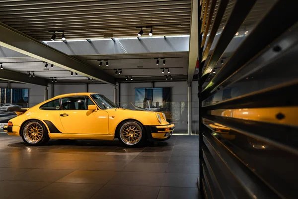 Wroclaw Pologne Juillet 2020 Exposition Modèles Porsche Classiques Porsche Centrum — Photo