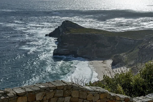 Vista panorâmica para a praia de diaz do Cabo de boa esperança — Fotografia de Stock