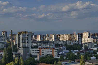 Sofya şehir yukarıdan parçası için görüntüleyin