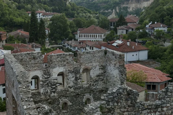 Pohled do starobylého města Mělník — Stock fotografie