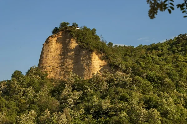 Vista sulla città di Melnik — Foto Stock