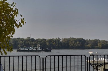 Gemi geçmek Rusçuk port adlı Tuna Nehri boyunca
