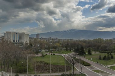 Dağ Vitosha görünümüne ve Sofya Hotel Hilton