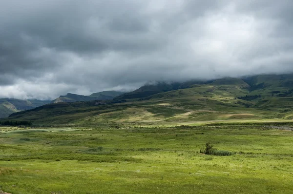 Katedral Tepe alanındaki Drakensberg dağ — Stok fotoğraf