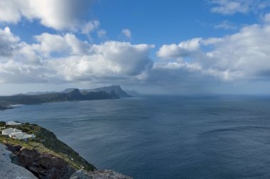 Doğal görünümüne False bay ve Cape Yarımadası