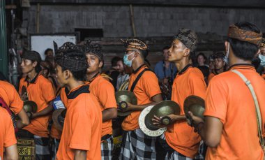 Ubud, Bali - 8 Mart: Kutlama tanımlanamayan kişi