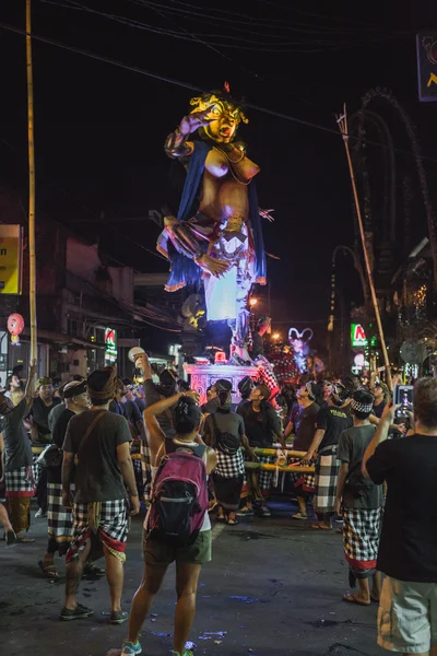 Ubud, Bali - 8 Mart: Kutlama tanımlanamayan kişi — Stok fotoğraf