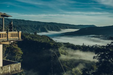 Batur volkan ve Agung Dağı'Kintamani, Bali, Endonezya