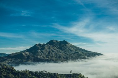 Batur volkan ve Agung Dağı'Kintamani, Bali, Endonezya