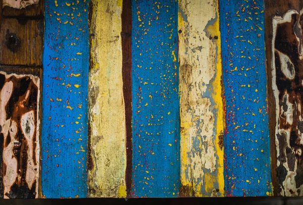 Texture de bois grunge coloré pour fond — Photo