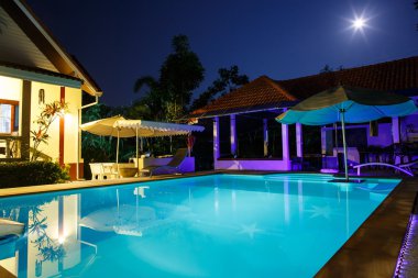 Geceleri Havuzlu Villa