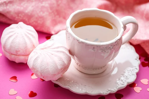 Marshmallow con tè — Foto Stock