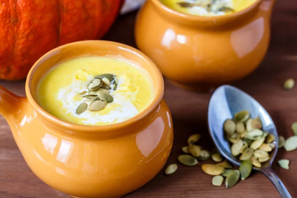 Pumpkin soup — Stock Photo, Image