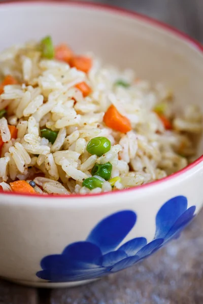 Rice with vegetables — Stock Photo, Image