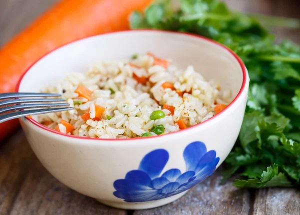 Arroz com legumes — Fotografia de Stock