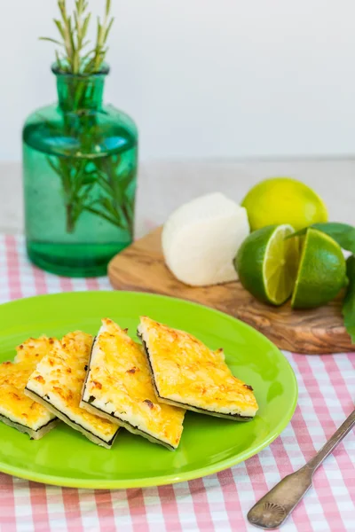 Hot sandwich with cheese — Stock Photo, Image