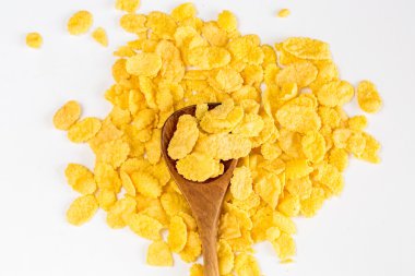 Cornflake bal ve süt ile