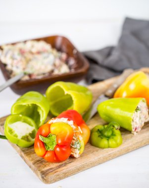 biber dolması yemek