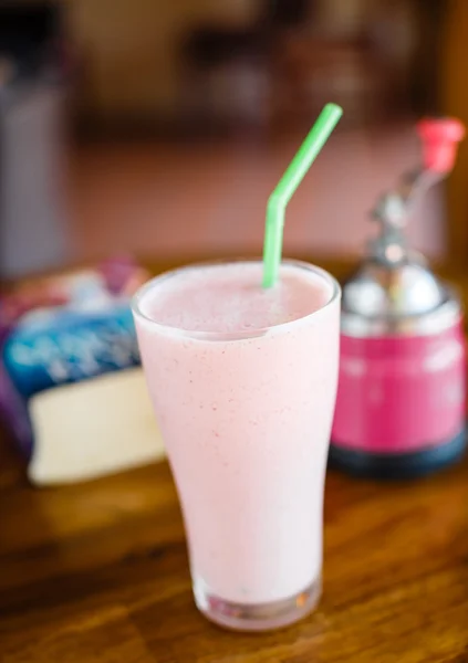 Batido de fresa — Foto de Stock