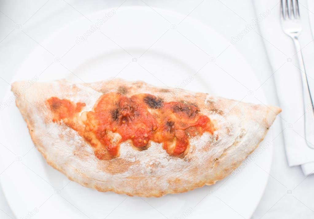 Italian bread calzone restaurant