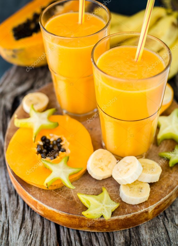Smoothie Mango Papaya Juice Rainbow From Smoothies Watermelon