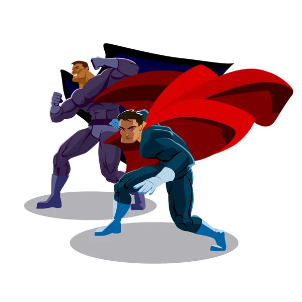 Superhelden-Team — Stockvektor