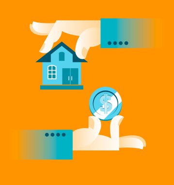 Bir ev satın almak. El tutma evi