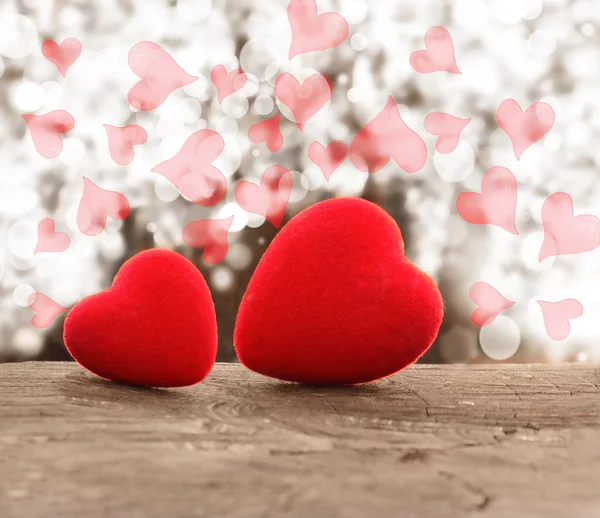 Two hearts — Stock Photo, Image