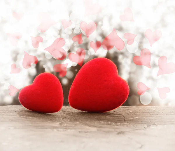 Two hearts — Stock Photo, Image