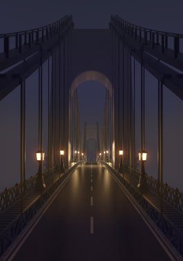 Gece köprü siste