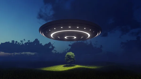 UFO nad natura — Zdjęcie stockowe