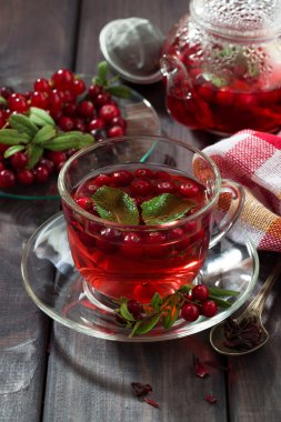 Berry çay Kupası ahşap tablo