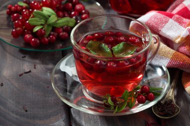 Berry çay Kupası ahşap tablo