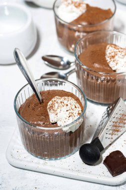 Krem şantili çikolatalı krema.